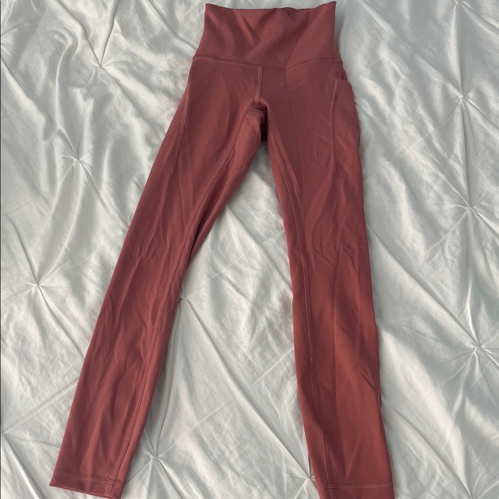 lululemon athletica High-Waisted Leggings - Dusty Rose